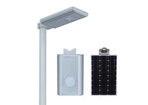 China External 12w Sensor All In One Integrated Solar Street Light CRI &gt;75ra factory