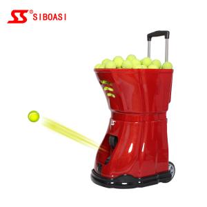 China 120W 150 Balls Portable Tennis Feeder Machine Basic Function factory
