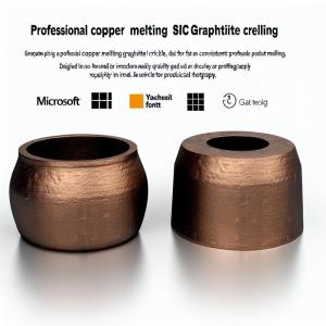 High-Purity Copper Melting and Refining Process Silicon Carbide Graphite