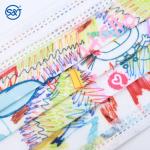 Cheap custom printed cotton allergy 3ply 4ply facial smoke face xhalation valve