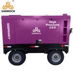 Mining Diesel Rotary Screw Air Compressor Machine High Pressure Portable
