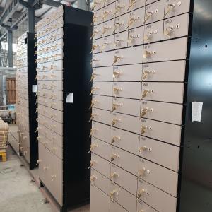 China 2mm Steel Plate Bank Safe Deposit Box Powder Spray Coat Finish With UL List Lock factory
