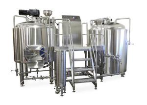China 50MM PU Insulation 2 Vessel Brewing System factory