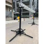 6M Height Telescopic Mobile Truss Lift Stand Square Sound Lighting Events Hand