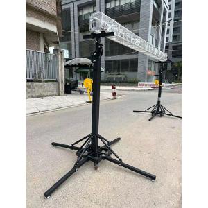 China 6M Height Telescopic Mobile Truss Lift Stand Square Sound Lighting Events Hand Crank Stand factory