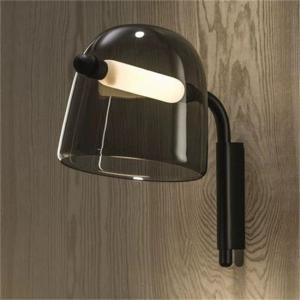 China Nordic Creative Glass Wall Lamp Bedroom Simple Post Modern Sconce Lights factory