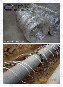 China Ribbon Magnesium Anodes For Underground Under Earth Pipelines Steel Pipes Tanks factory