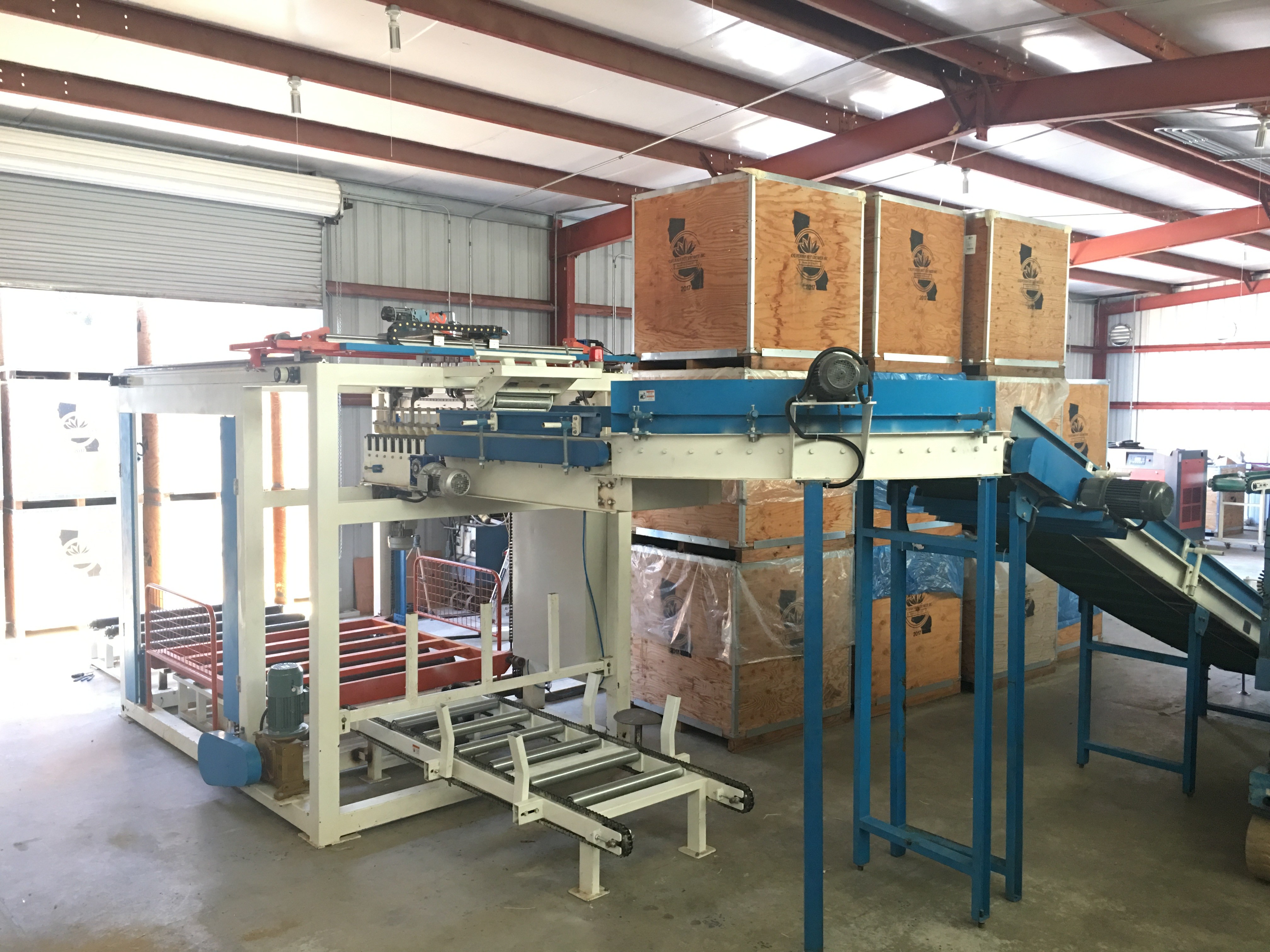 0.5mpa 0.7mpa Air Source Automatic Bag Palletizing Machine 500bags/Hour