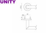 Stainless steel door handle commercial use for high frequency use