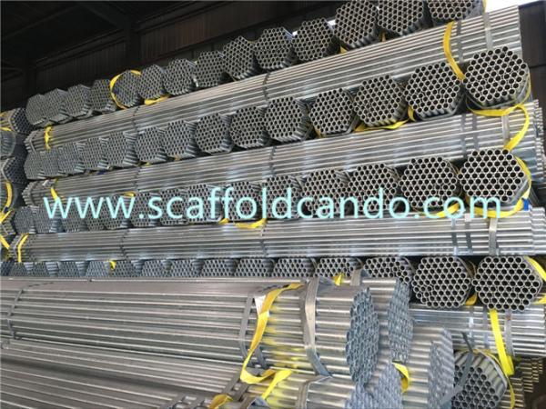 BS1139 best quality Hot dip galvanized scaffolding steel pipe 48.3*3.2mm, 1000mm