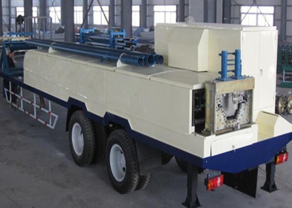 Arch Glazed Roof Panel Roll Forming Machine , Roof Beam Large Span Curved