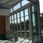 Glass Sliding Partition Walls Mobile To Divide The Rooms For Office