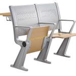 Floor Amount Metal Plywood Folding Up Student Chair And Table For Stadium