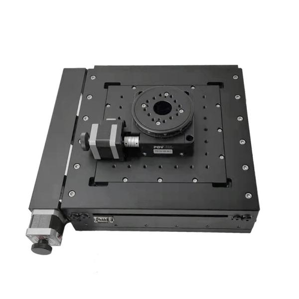 Motorized Three Axis Combined Heavy Duty Rotation Stage Xy Translation Z Axis