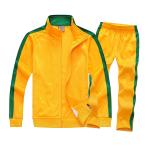 Waterproof 100% Polyester Sportswear Tracksuits Slim Fit Custom Plain