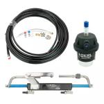 214mm Stroke Rotary Steering Kit swing Cylinder Helm 350HP