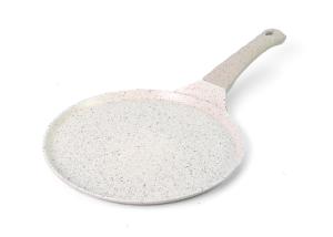 China White LFGB 26 CM 3MM Aluminium Frying Pan With Lid factory