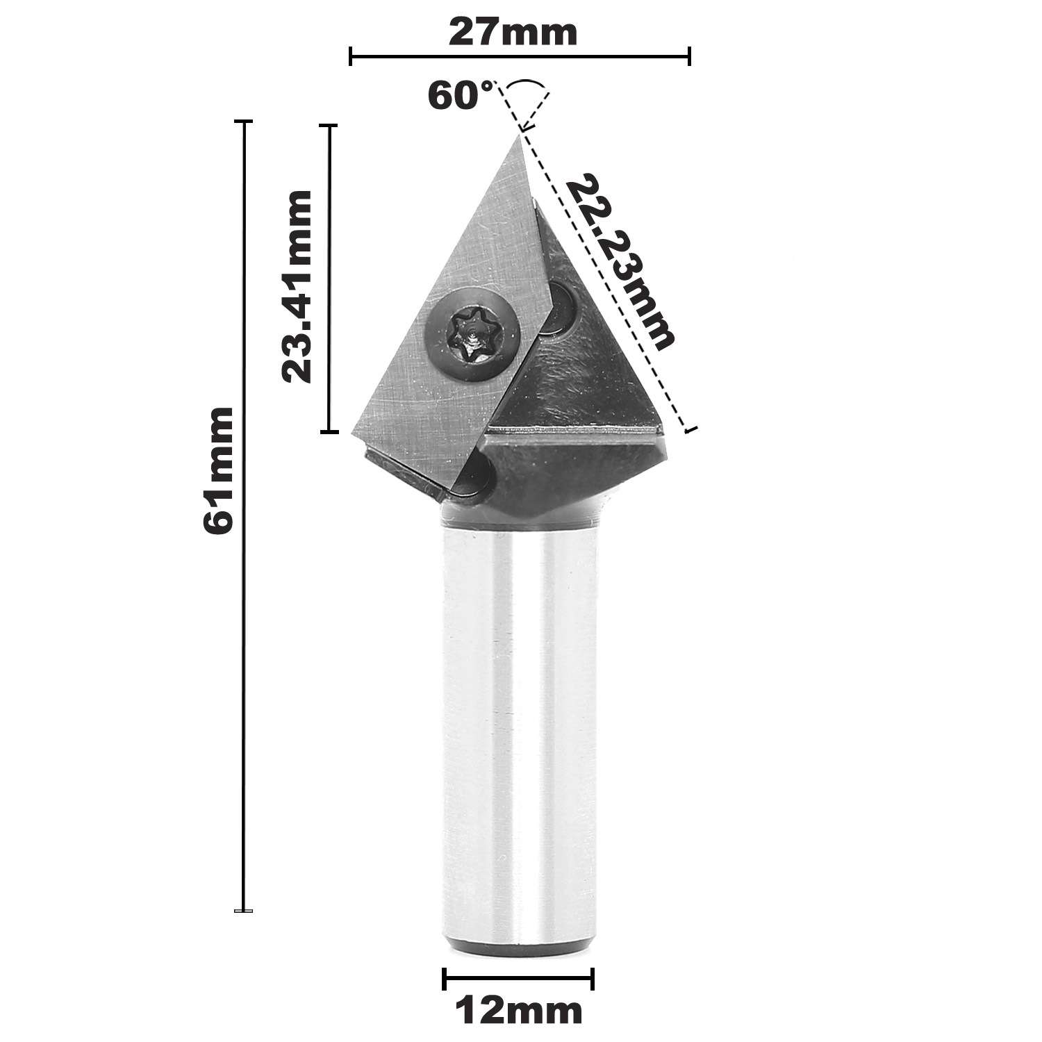 OEM CNC Router Bit 6mm 8mm 10mm 12mm Slotting Router Bit