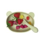 Suction Bowl Silicone Feeding Set Divided Suction Plate Cup Toddler Utensils