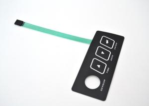China Professional Three Buttons Tactile Membrane Switch / Custom Membrane Keyboard factory