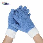 Fluffy Car Detailing Tools 15x25cm Soft Microfiber Finger Glove Elastic Tape