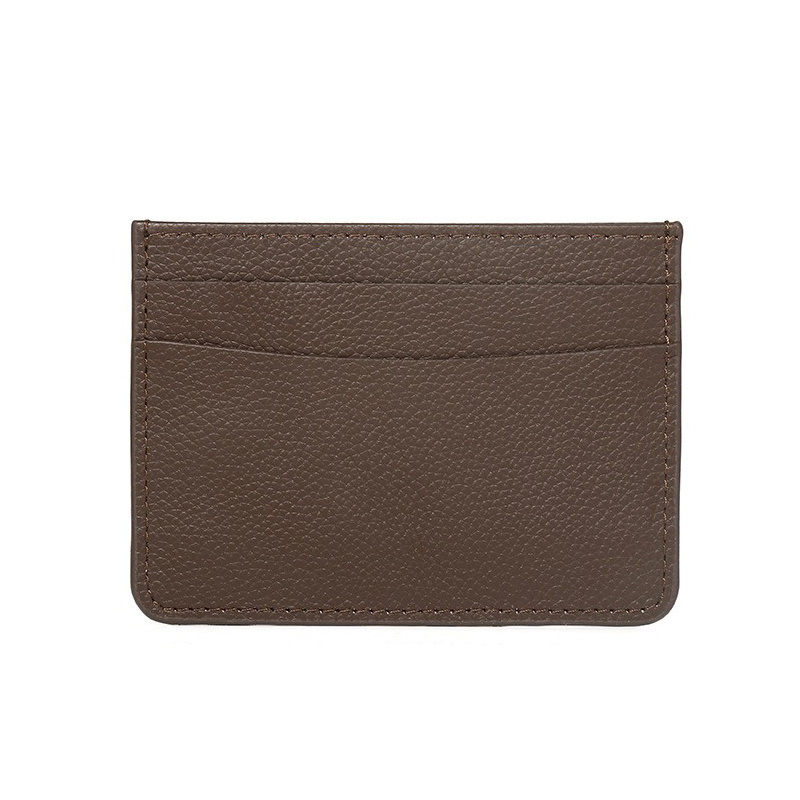 RFID Blocking Leather Card Holder With Multifunctional Features And Anti-Magnetic Design