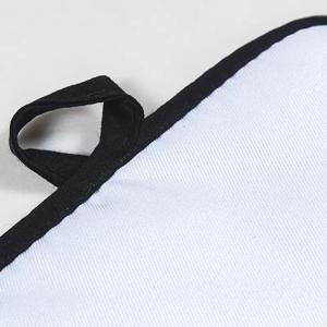 Diy Custom Sublimation Heat Insulated Pad With Black Edge For Kitchen Polyester