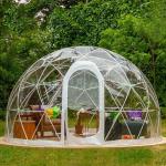 Customized Logo 2.9m Igloo Dome Tent Transparent PVC For Garden House