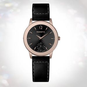China Water Resistence trendy ladies luxury watches with leather strap factory