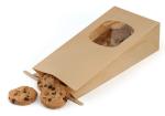 Greaseproof Paper Hot Style Bottom Window White Brown Cookie Biscuit Kraft Paper