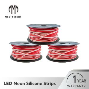 China Red Color 50m 2835 SMD LED neon flexible strip factory