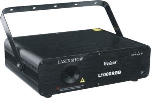 China 1w RGB 3 In 1 Laser Stage Lighting / DJ Laser Lights With Ilda Software factory