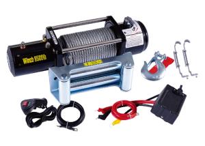 China Single Line 9500 Lbs Portable Atv Winch 24v / 12v Electric Winches For Atv factory