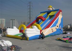 China Large Commercial Inflatable Slide, Outdoor Inflatable Slide For Sport Games factory