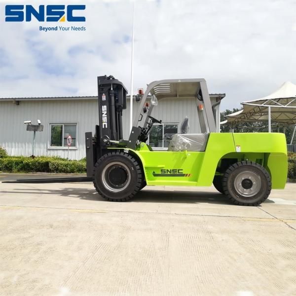 Adjustable Cab Location 8 Ton Diesel Powered Forklift with Japan Mitsubishi