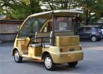 4 Seater Battery Powered Electric Tourist Vehicles For Real Estate , Amusement