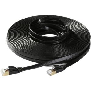 China Gold Plated 50ft 8P8C Rj45 Shielded Cat 7 Ethernet Cable For Router Switch factory