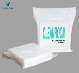 China Cleanroom Wipers for Lint Free Laser Cut White 100% Polyester No Lint Left Behind factory
