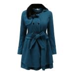 Plus Size Women′s Coats, Autumn Winter Ladies Trench Long Fur Puffer Girls Coat