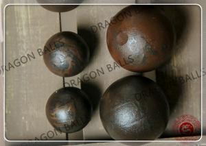 China Air Hammer Forged Steel Grinding Balls 20mm 25mm 40mm Customized Diameter factory