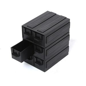 Black Plastic Anti Static ESD IC Component Drawer Box