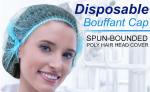 Single Elastic Style Food Processing Bakery Catering Head Cover Hair Nets Clip