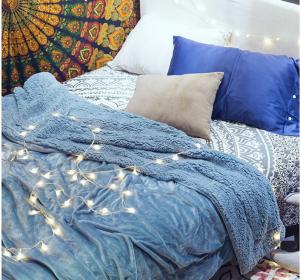 China Double Ply Reversible Velvet Plush Sherpa Blanket for Bedding King Size / Queen Size factory