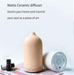PP Ceramic Essential Oil Ultrasonic Aroma Humidifier Capacity 51-100ml