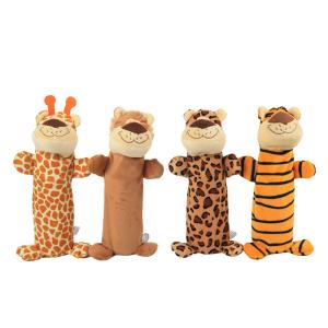 China Smile Lion Plush Pet Toys Environmentally Friendly PP Cotton Material factory