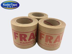 China Offer Printing Fragial Heat Resistant 1500m Kraft Paper Sealing Tape factory
