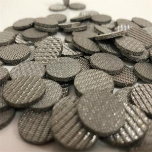 China Micron Titanium Powder Bronze Sintered Filter Disc 0.2um factory