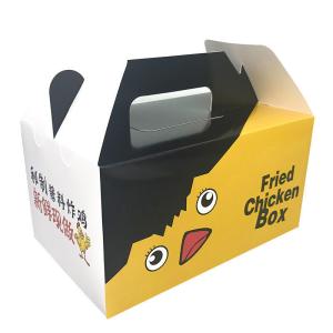 Eco-friendly custom fried chicken box biodegradable disposable fast food