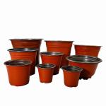 Series 3 Red plastic plant pot BN210