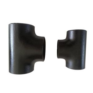 China Sch140 Cold Forming Buttweld Carbon Steel Reducing Tee factory